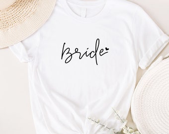 JGA T-Shirt | Braut | Team Braut | Bride to Be | Junggesellenabschied | Polterabend | Geschenk-Idee | personalisiert mit Name | Party