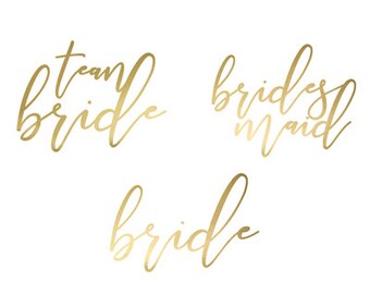 Hen party tattoos gold, bridal jewelry, bridal tattoo, bridal accessories, hen party