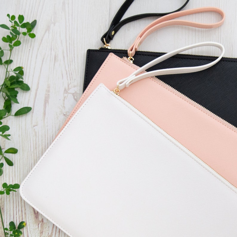 Personalized Clutch Bag With Name and Name for Bridesmaid Etsy