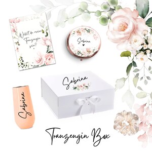 Coffret cadeau demoiselle d'honneur personnalisé, JGA, enterrement de vie de garçon, mariage, avec nom, mariée, demoiselle d'honneur, anniversaire, ensemble, idée, sœur