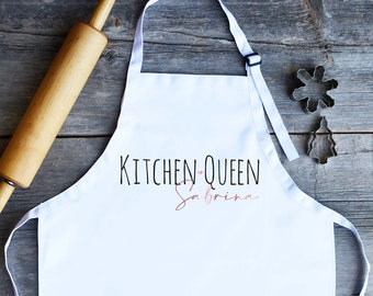 Apron personalized with name, cooking, baking, grill apron, unisex, gift idea Christmas, Mother's Day, Father's Day, Girlfriend,