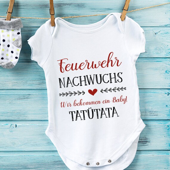 Baby Body Feuerwehr Nachwuchs Geschenk zur Etsy