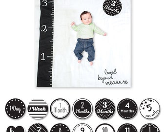 VENTA: Baby's First Year™ Swaddle Blanket & Card Set - Loved Beyond Measure