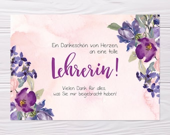 Alle Dankeschön lehrerin im Blick