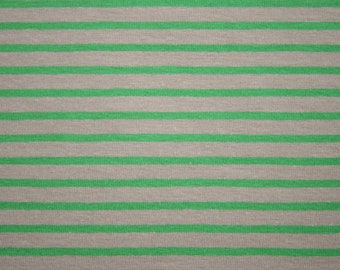 Jersey stripes beige-green