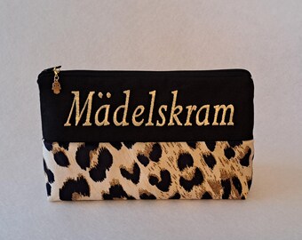 Personalisierte Kulturtasche, Kosmetiktasche Mit Initial Und Namen