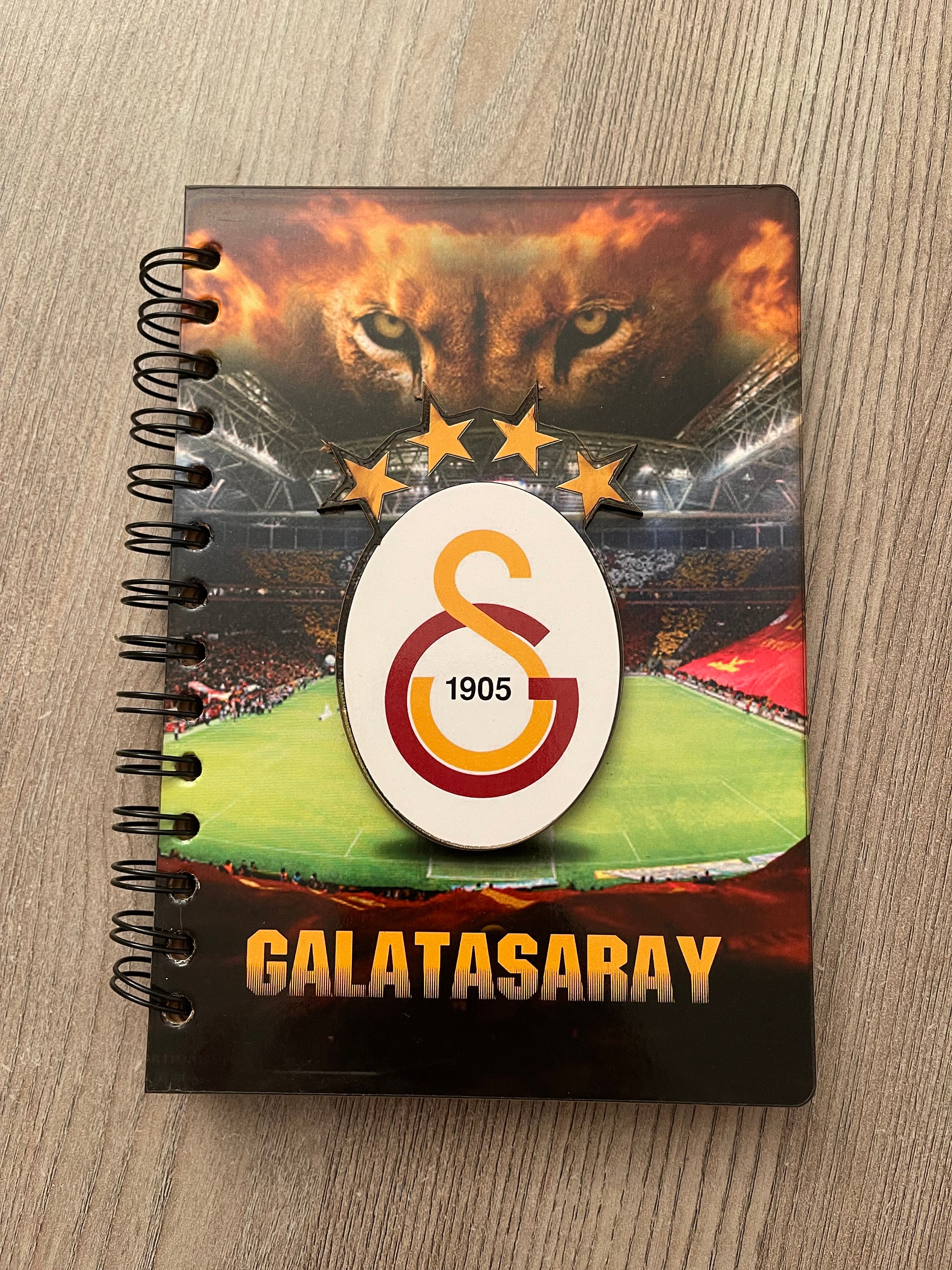 Schlüsselanhänger Galatasaray GS - aus Metall zweiseitig
