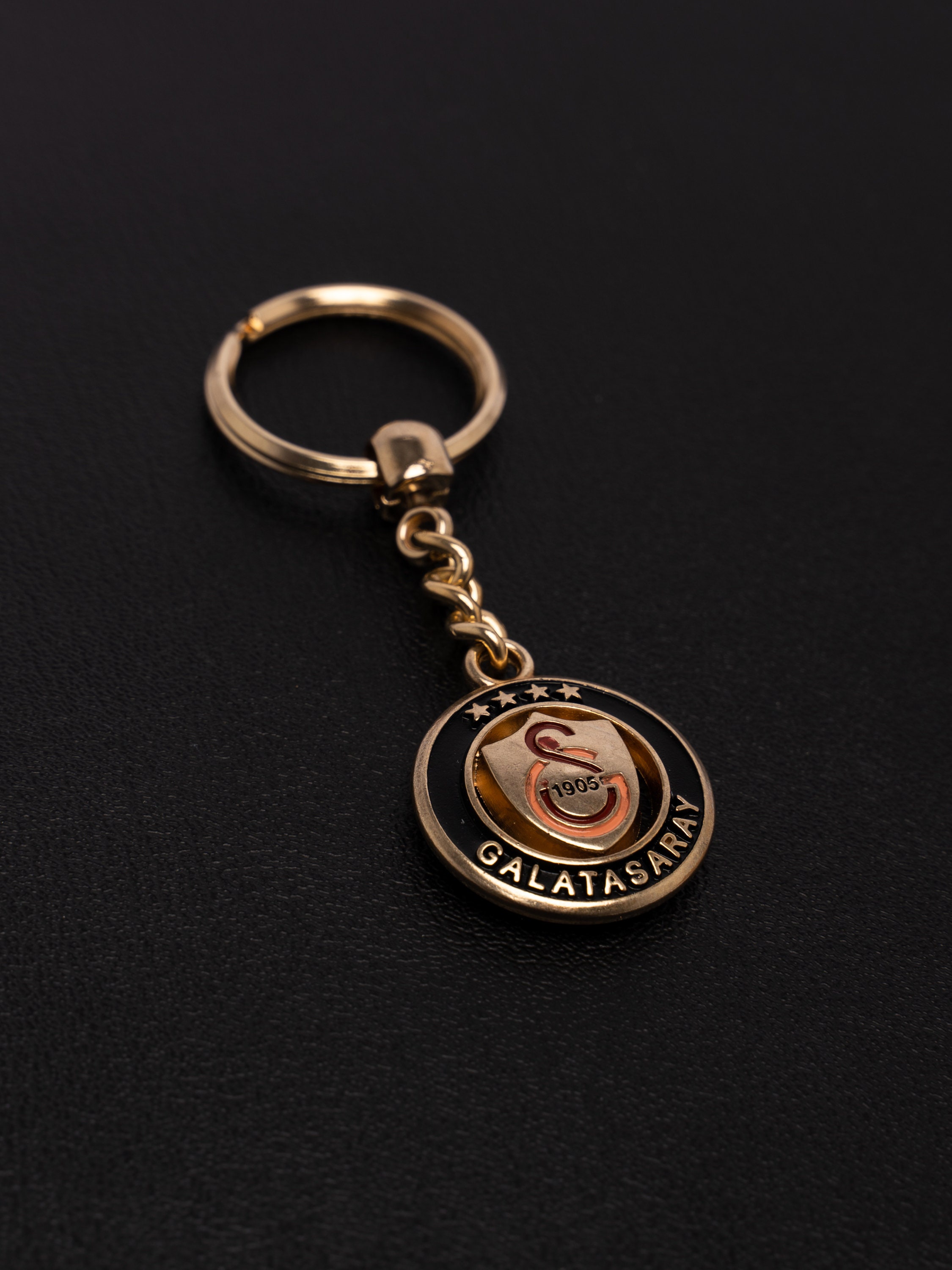 Schlüsselanhänger Galatasaray GS - aus Metall zweiseitig