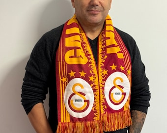 Scarf Galatasaray for Football Fans Red Yellow 