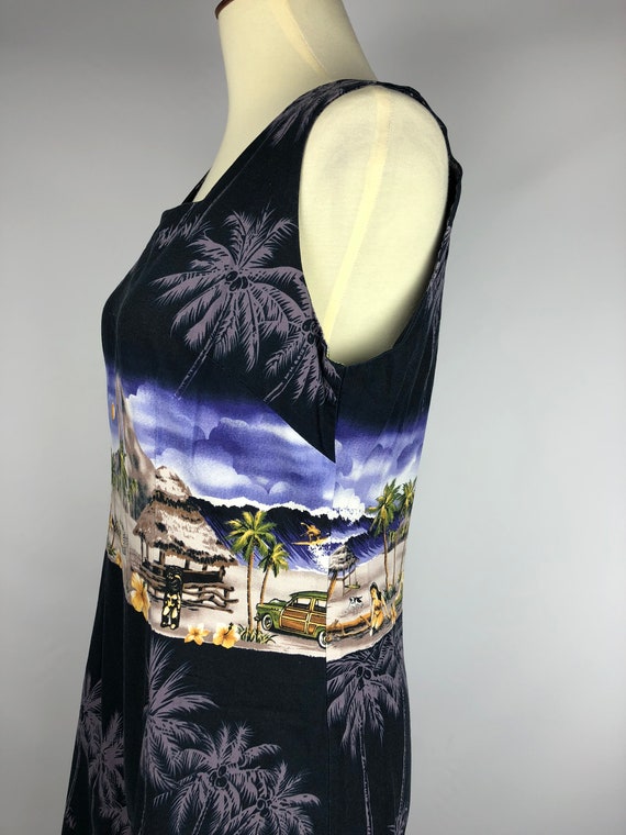 Vintage Hawaiian Dress / Scenery - image 3