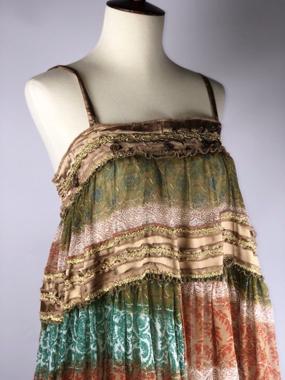 Vintage Festival Dress / Boho / Gypsy - image 8