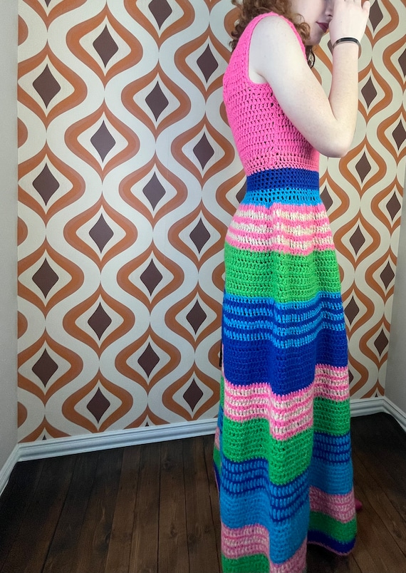 70’s Mamas Crochet Dress - image 2