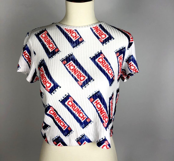 Vintage Crunch Crop Top - image 4