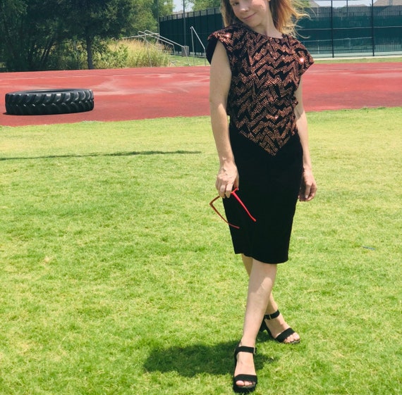 Zig Zag Velvet Missing Button / discount applied … - image 5