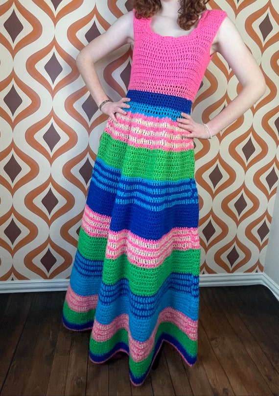 70’s Mamas Crochet Dress - image 3