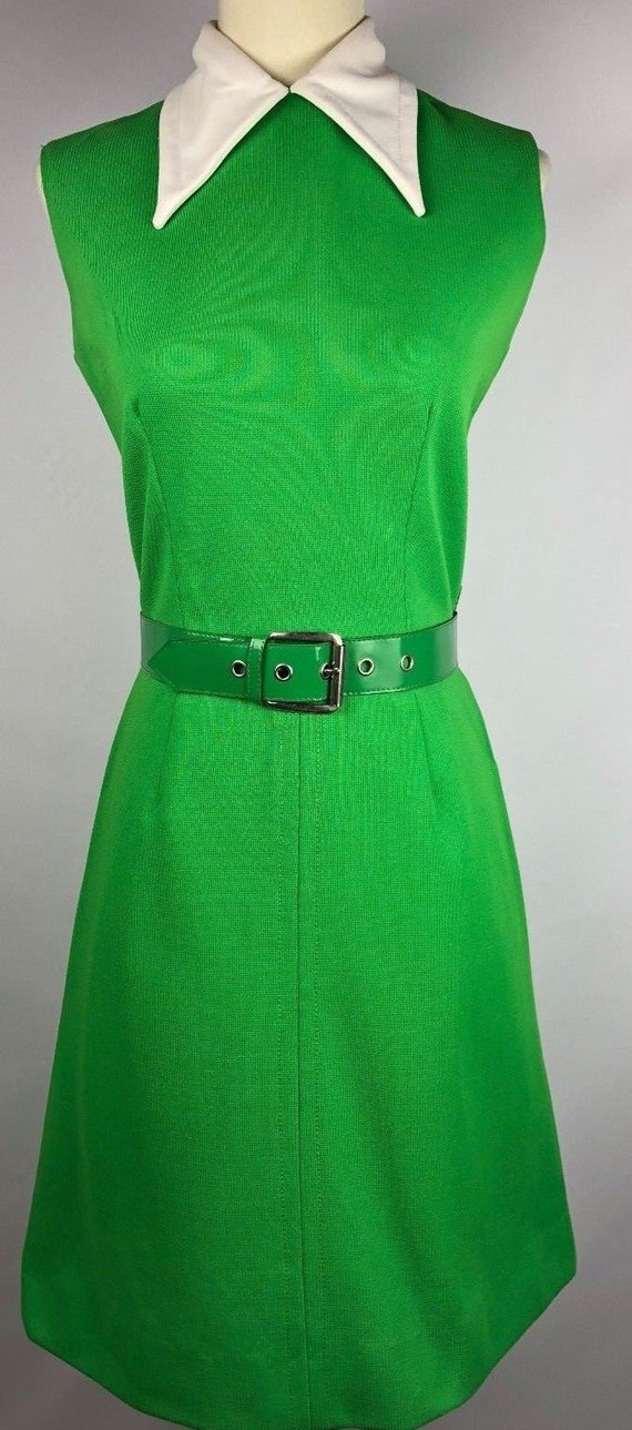 60s Green Dress - image 10