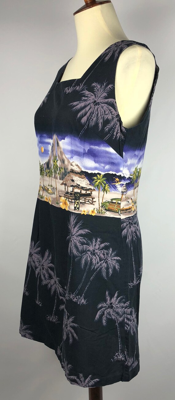 Vintage Hawaiian Dress / Scenery - image 9