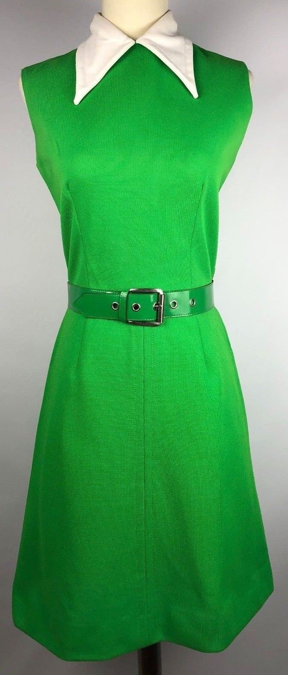 60s Green Dress - image 2