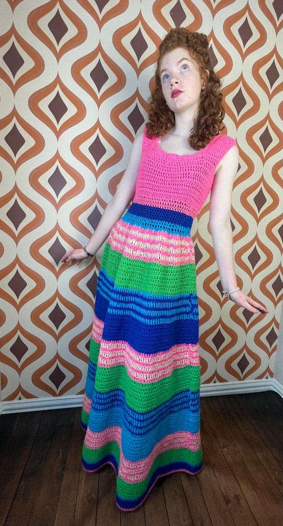 70’s Mamas Crochet Dress - image 5