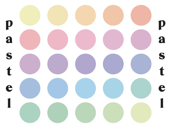 Pastel Color Palette | Pastel Colour Palette | Instagram Highlight Covers |  Pastel Covers for Instagram | Feminine Colour Palette | UK