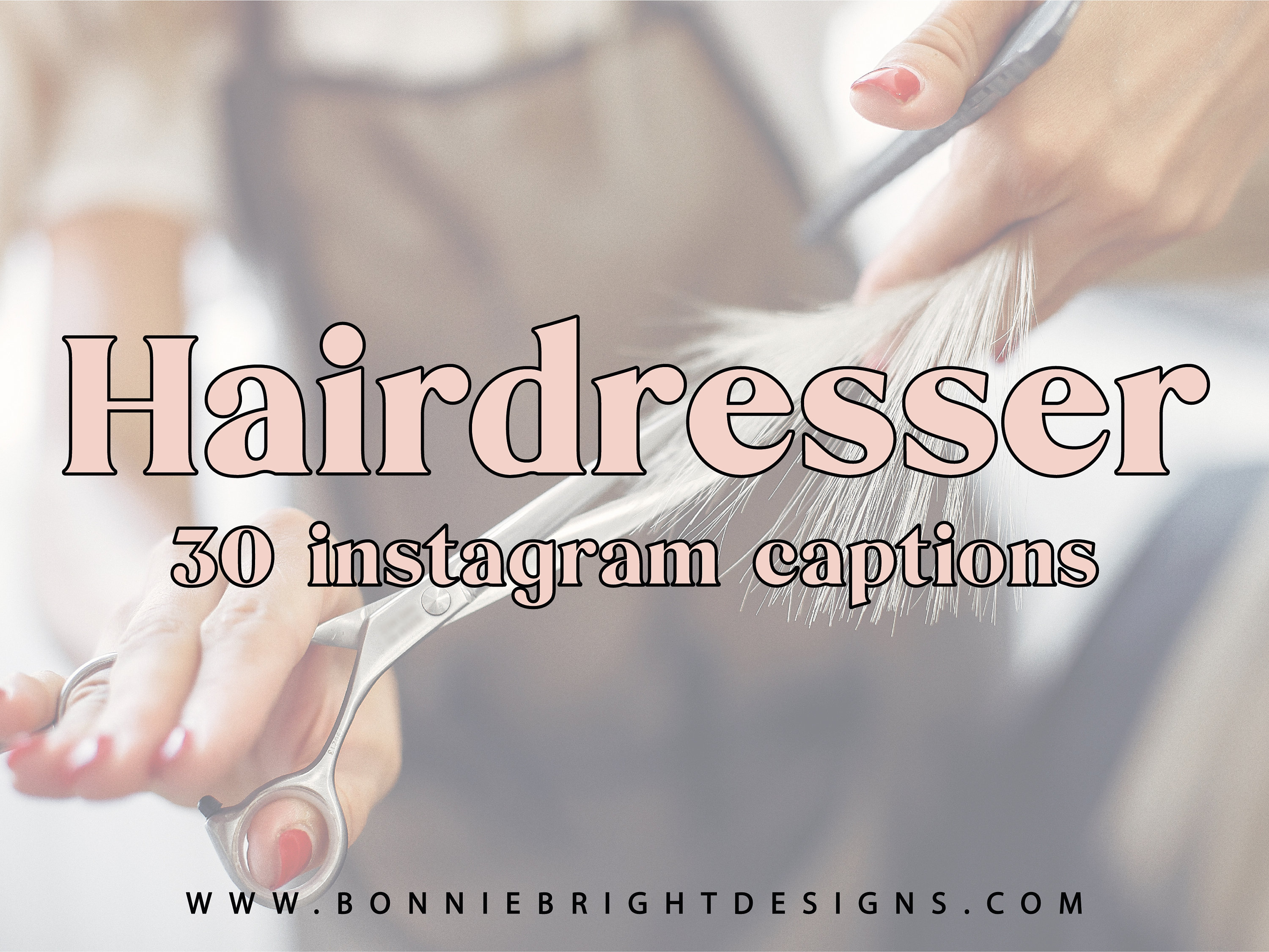 Hairdresser Instagram Captions Premade Instagram Captions Etsy