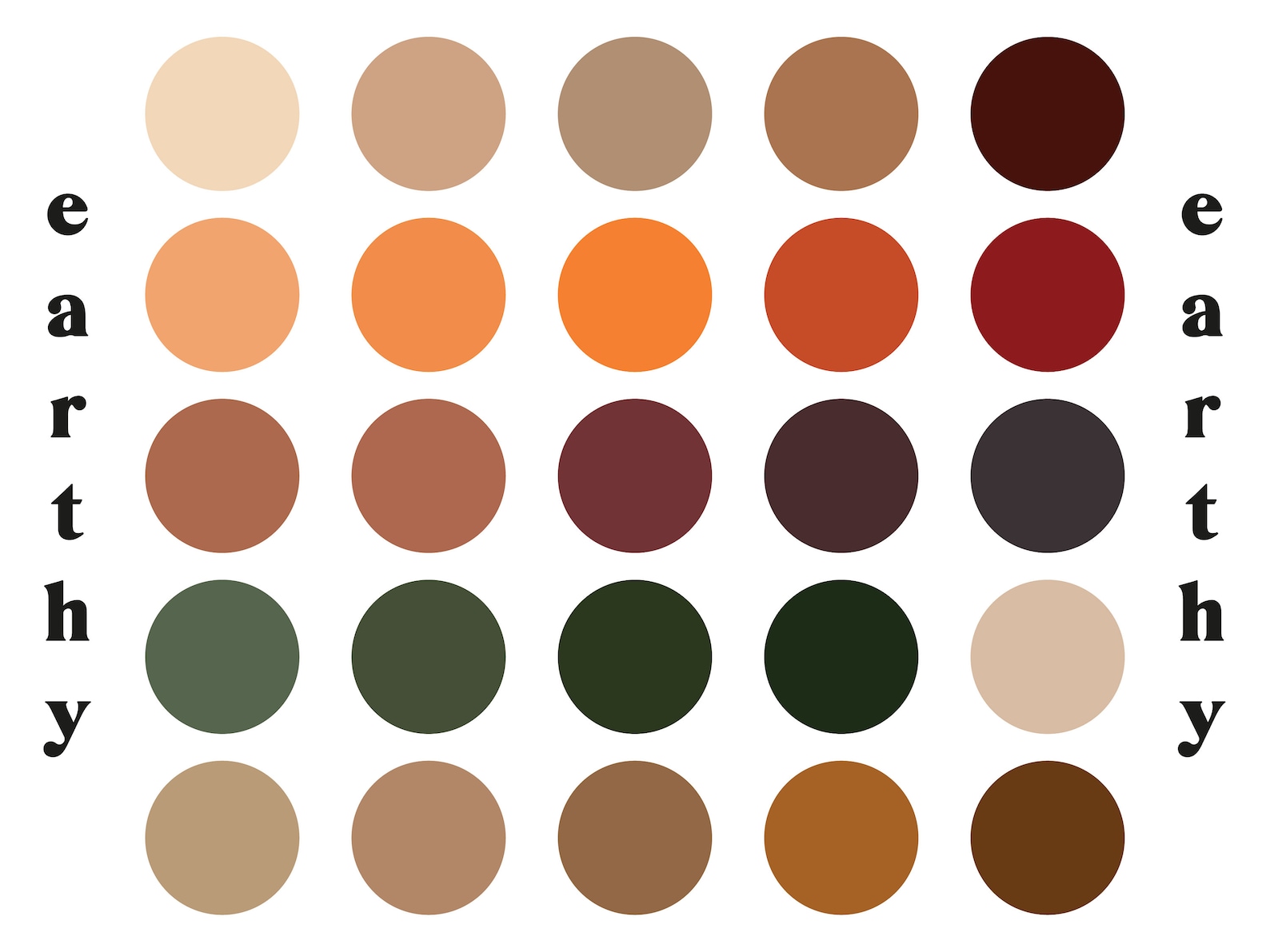Earthy Color Palette Earthy Colour Palette Instagram Highlight Covers