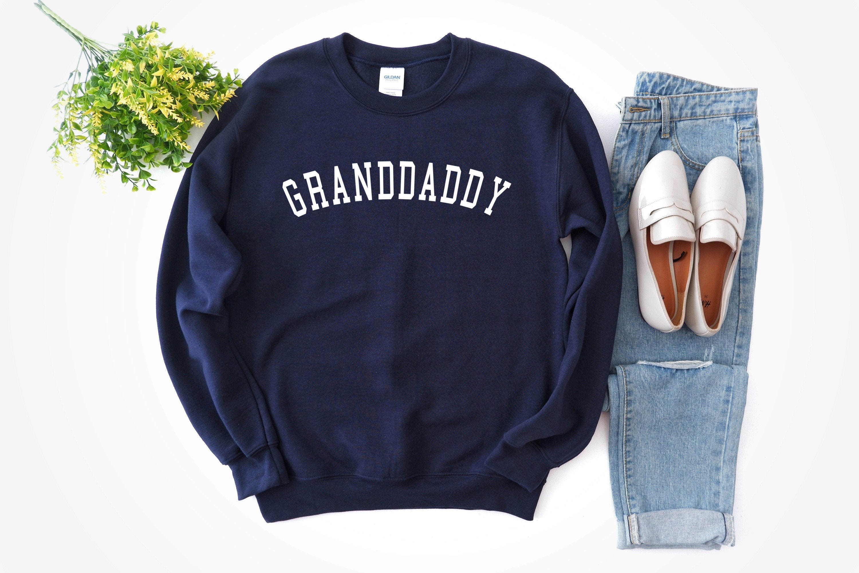 Granddaddy Sweatshirt Grandpa Crewneck Sweatshirt | Etsy