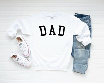 Vintage Crewneck Sweatshirt Daddy is My Favorite Name Best Gift for Dad 