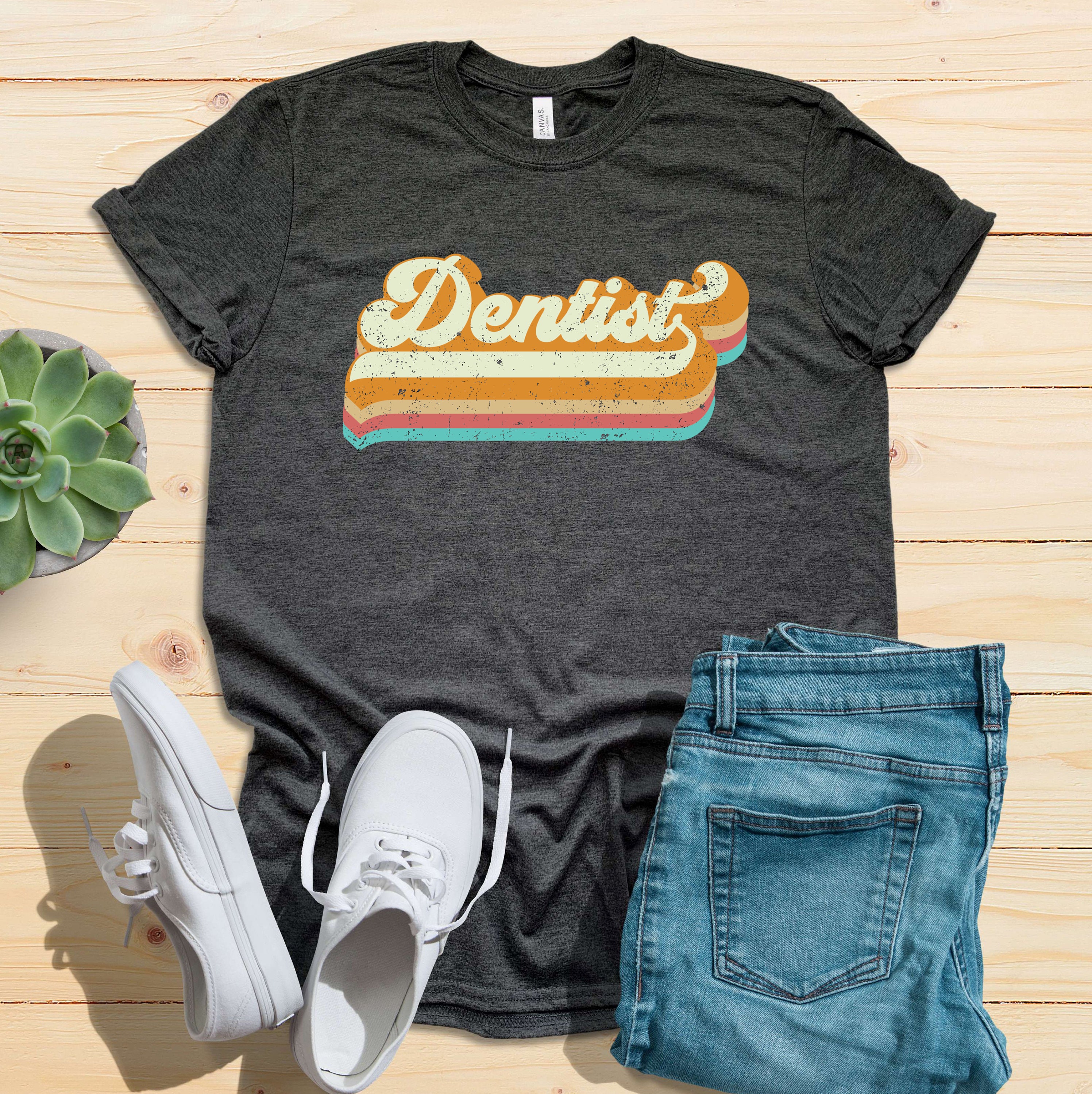 Dentist Shirtdentist T Shirtdentist Teedoctor Vintage Etsy
