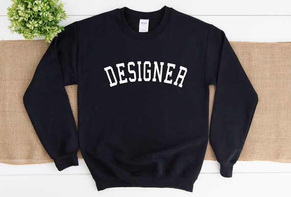 designer crewnecks