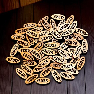 Set of 10 Laser Cut and Engraved Gift Tags, Personalized Gift Tags, Custom Wooden Tags, Tags for Handmade Products, Business Promotion image 7