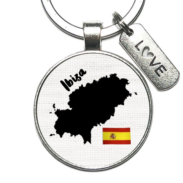 Keychain Ibiza Silhouette