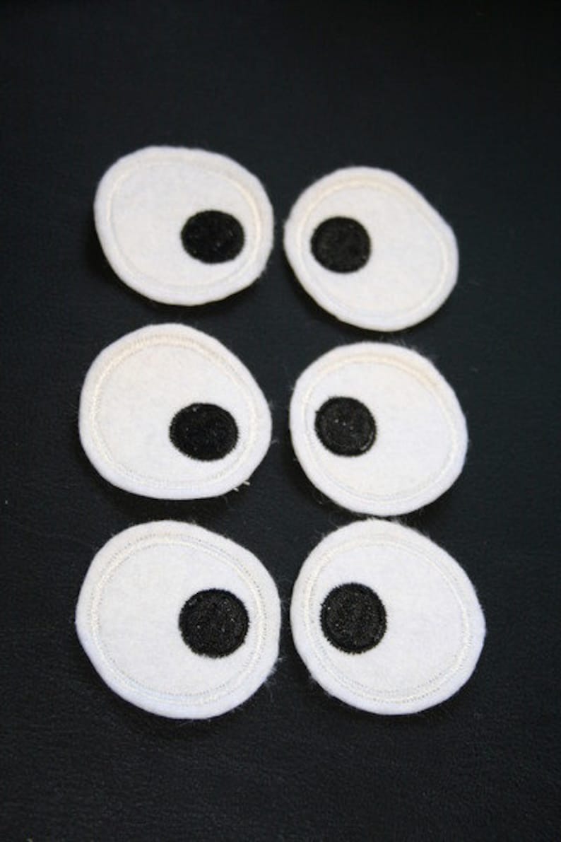 Patch eyes appliqué 3 pairs image 1