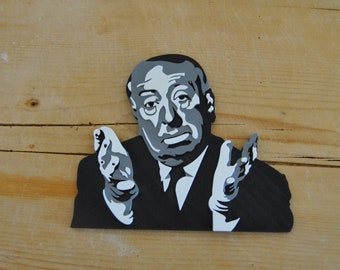 Retrato de Alfred Hitchcock - imagen - impresión 3D