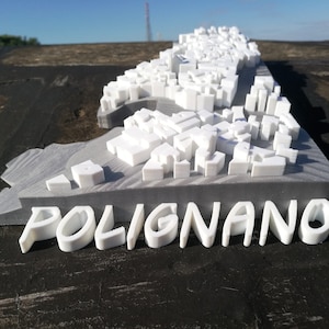 Polignano - puzzle 3D - city map - Italy Apulia
