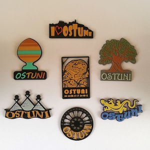 Ostuni magnets – collection – souvenir Puglia
