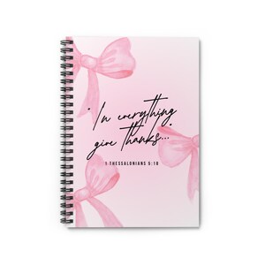 Gratitude Spiral Notebook - Inspirational Gift, Journaling, Prayer Planner, Self-Care Journal, Unique Stationery