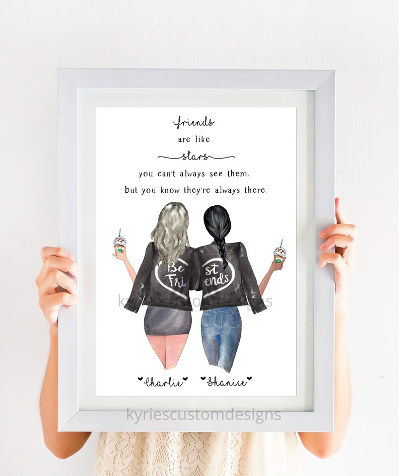 Bestfriend Giftpersonalised Friend Giftbff Giftsbest Friend Etsy