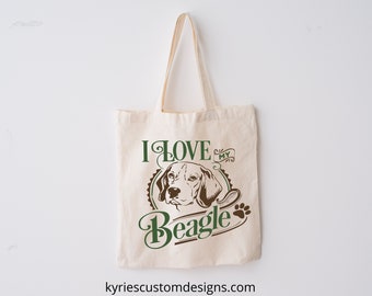 Beagle Tote Bag - Etsy