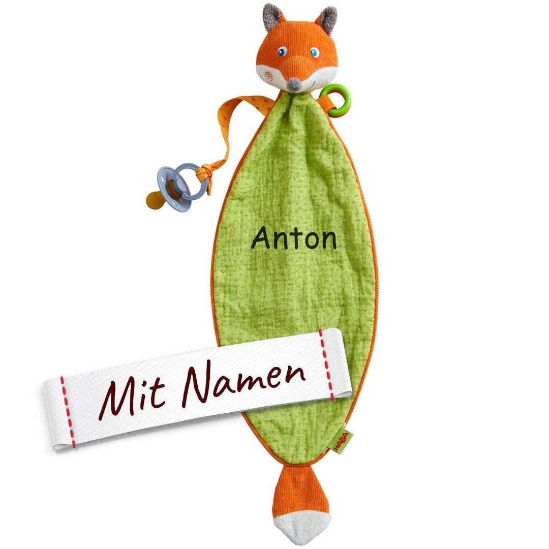 Haba Schmusetuch Robbe Rudi Personalisiert - Kuscheliger Begleiter