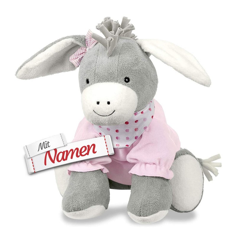 Sterntaler Kuscheltier Sternchen Emmi Girl mit Namen personalisiert bestickt, Mädchen Plüschtier Stofftier für Babys Kinder, Schmusetie Bild 1