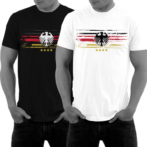 Deutschland Shirt WM Trikot Fußball T-Shirt Weltmeisterschaft Sport Shirt Adler Muskeln