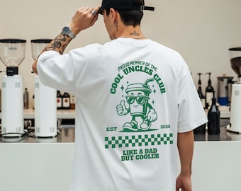 Cool Uncles Club Shirt, Sweatshirts & Hoodies - Onkel Geschenk Baby - Personalisiert - Du wirst Onkel - Patenonkel - EST Wunschdatum