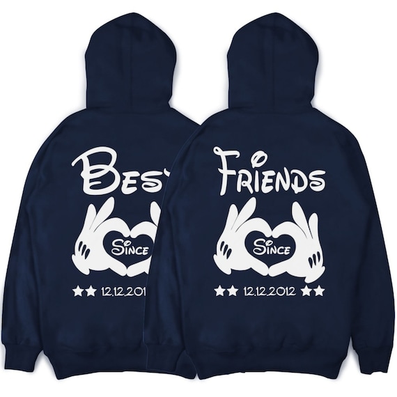 Best Friends Sweater BFF con capucha de amistad Etsy