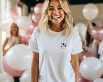 JGA Women&#39;s Shirts JGA Bride Hen Party T-Shirt Team Bride Jga T-shirt minimalist Party Shirts Celebrations Million Threads XS - 3XL