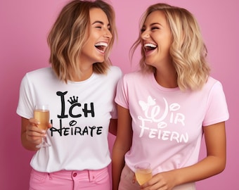 JGA Women&#39;s JGA Shirt Bride I&#39;m Marrying Team We&#39;re Celebrating Hen Party T-Shirt Women Bride & Team Bride Shirts Celebrations XS - 3XL