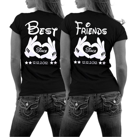Camisetas Best Friends para Best Friends BFF Friendship - Etsy España