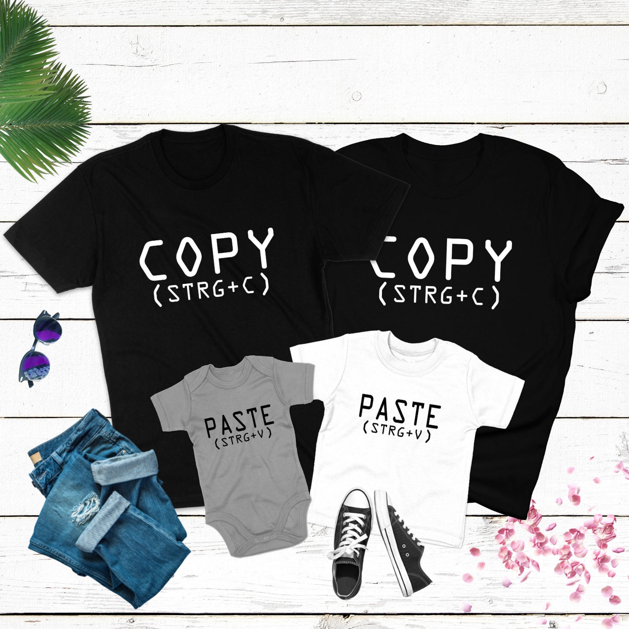 Discover Copy Und Paste Ctrl C Ctrl V Familie Matching Copy Paste T-Shirt