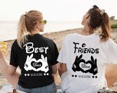 【TMV X DEINET】BEST FRIEND T-SHIRTS Best Friends T-shirts for Best Friends BFF Friendship Shirts