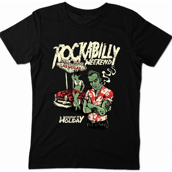 Rockabilly Shirt Tattoo T-Shirts Hot Rod Shirt Rock n Roll Weekend